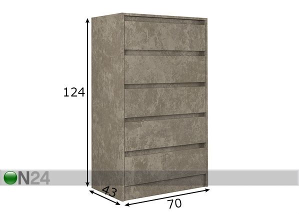 Комод 70 cm размеры