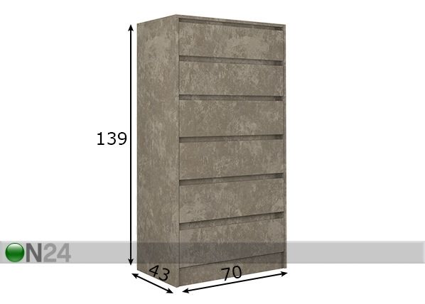 Комод 70 cm размеры