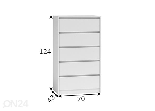 Комод 70 cm размеры