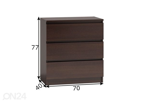Комод 70 cm размеры