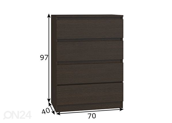 Комод 70 cm размеры