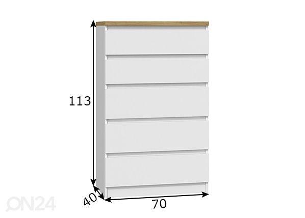 Комод 70 cm размеры