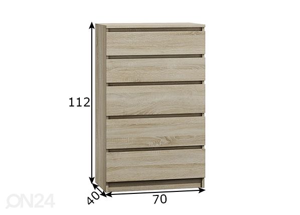 Комод 70 cm размеры