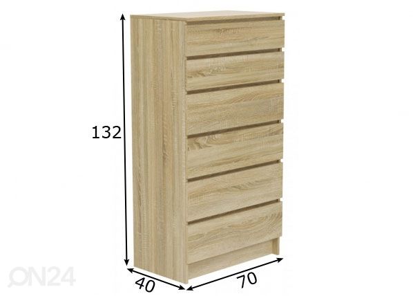 Комод 70 cm размеры