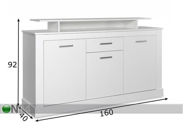 Комод Arese размеры