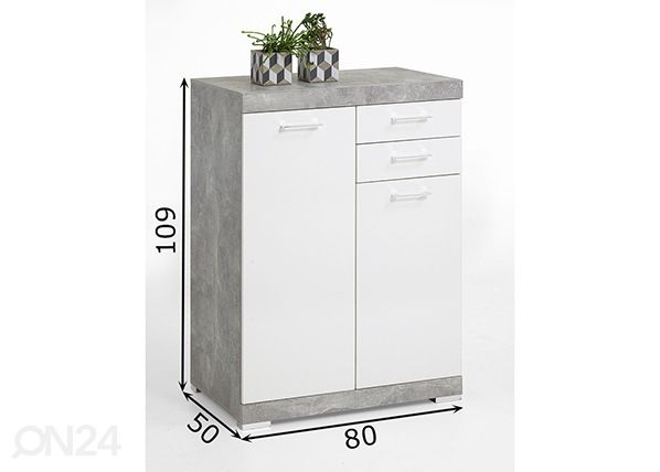 Комод Bristol 22 XL размеры