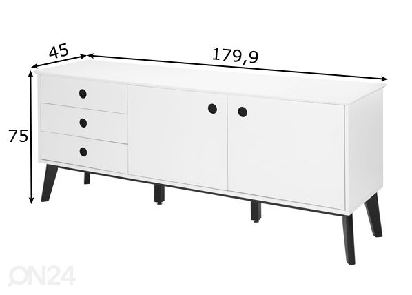 Комод Century размеры