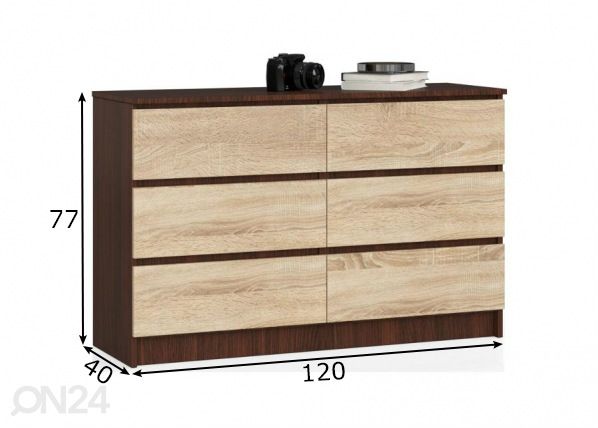 Комод K120 размеры