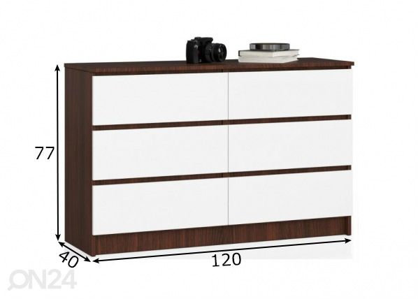 Комод K120 размеры