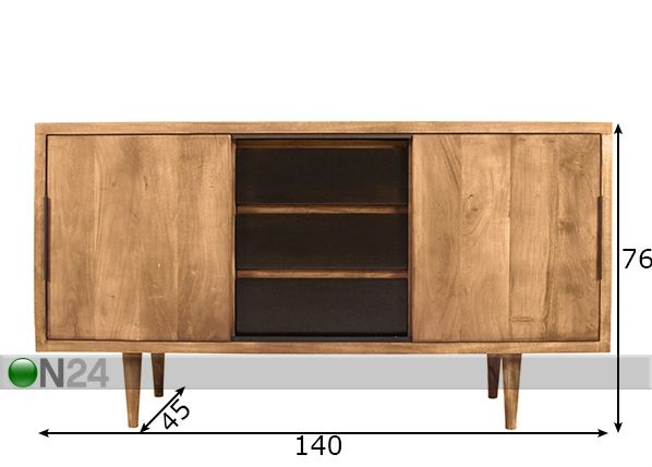 Комод Mid Century размеры