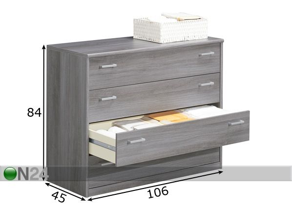 Комод Soft Plus размеры