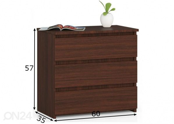 Комод Trier 60 см размеры