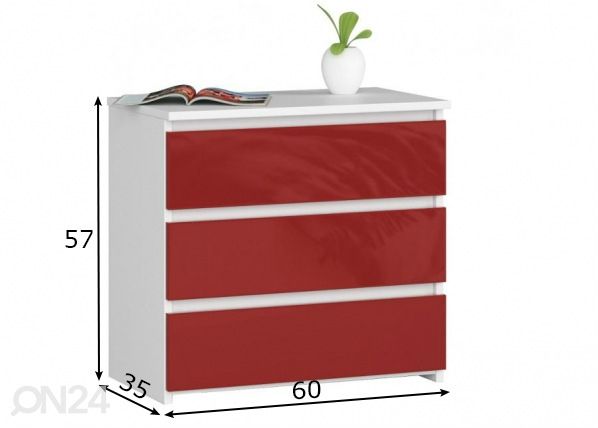 Комод Trier KL 60 см размеры