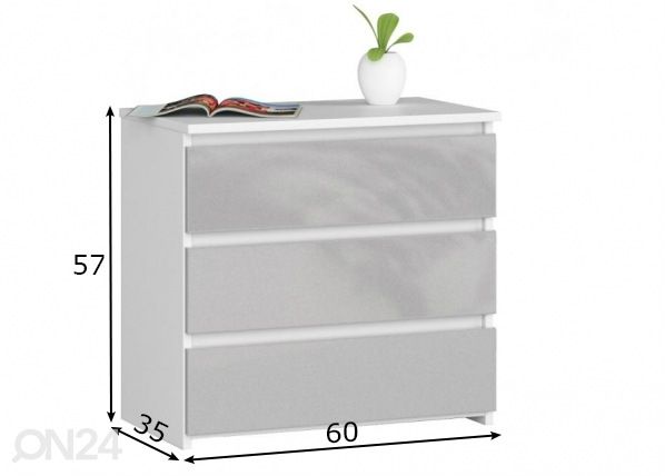 Комод Trier KL 60 см размеры