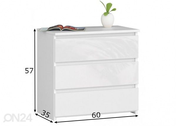 Комод Trier KL 60 см размеры