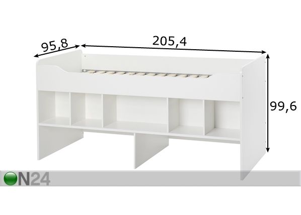 Компактная кровать Combee 90x200 см размеры