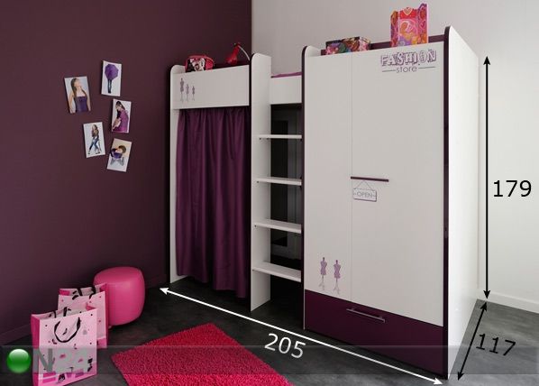 Компактная кровать Fashion 90x200 см размеры