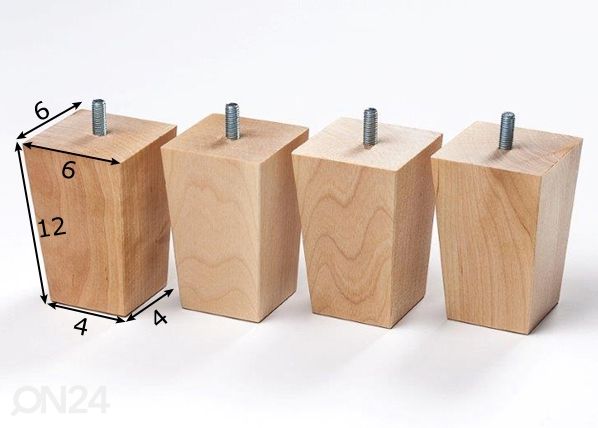 Комплект конусных ножек 12 cm размеры