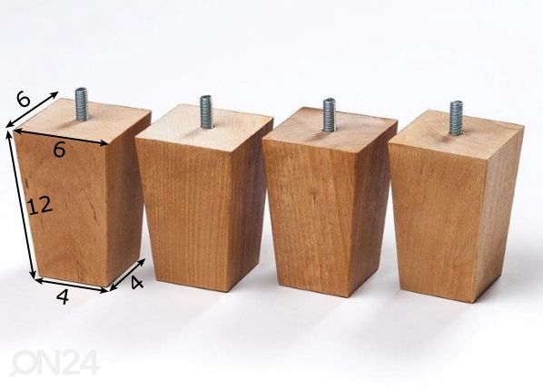Комплект конусных ножек 12 cm размеры