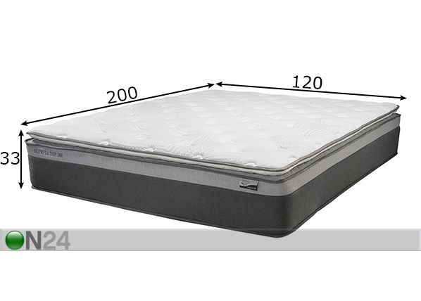 Комплект матраса Olympia Top Pocket 120x200 см размеры
