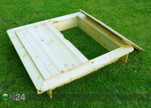 Комплект песочницы с крышкой 154x154 см