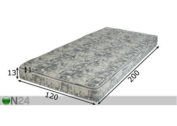 Комплект Hypnos Juno 70, 120x200x13 см размеры