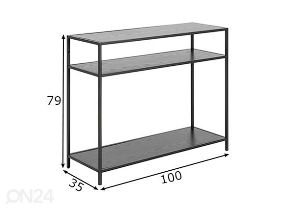 Консольный стол 35x100 см размеры