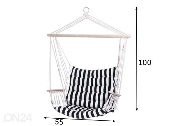 Кресло-гамак Hammock 100x55 cm размеры
