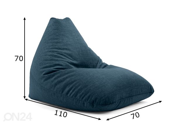 Кресло-мешок Bella Vogue 160L размеры