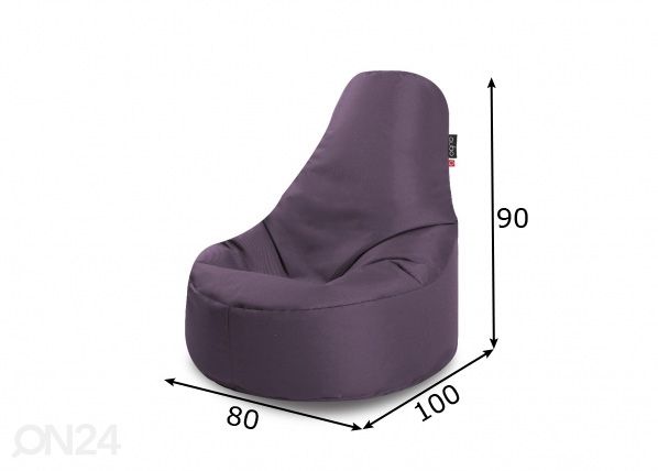 Кресло-мешок Qubo Loft in/out размеры