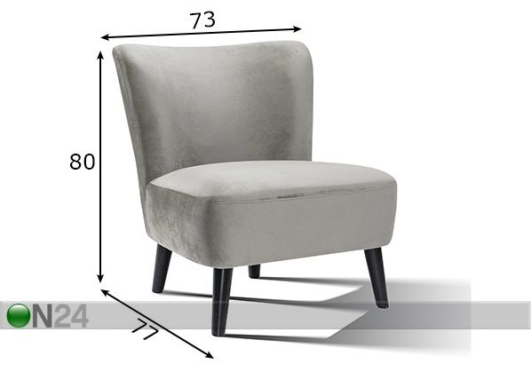 Кресло Sofa размеры