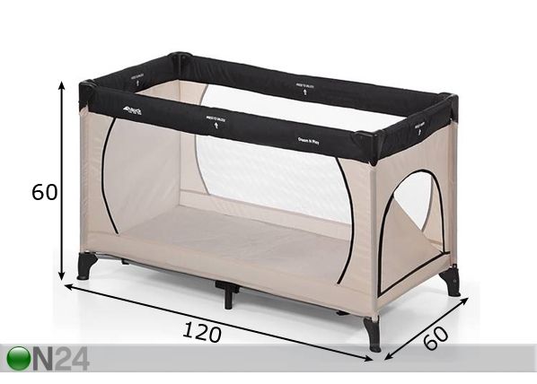 Кроватка для путешествий Hauck Dream'n Play Plus размеры