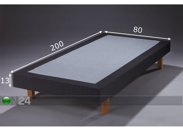 Кроватная рама с Мебельным текстилем 80x200 cm размеры