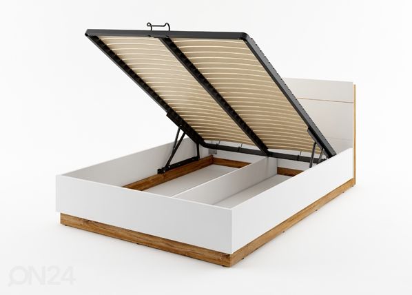 Кровать с ящиком 160x200 см + освещение