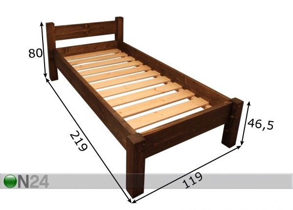 Кровать 100x200 cm размеры