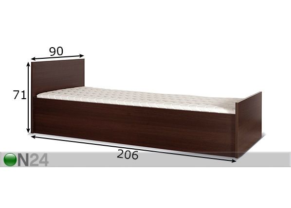 Кровать 80x200 cm размеры