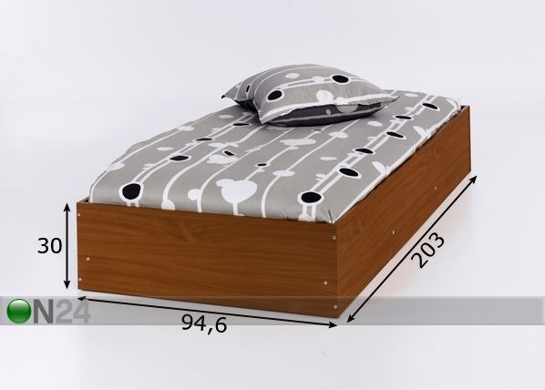 Кровать 90x200 см размеры