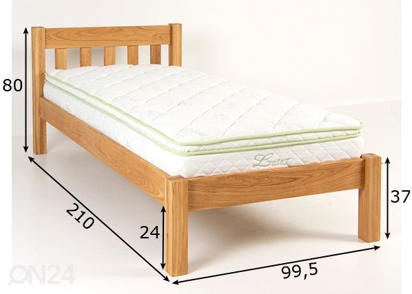 Кровать 90x200 cm размеры