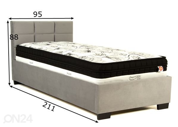 Кровать 90x200 cm размеры