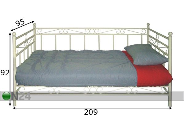 Кровать Billy 90x200 см размеры