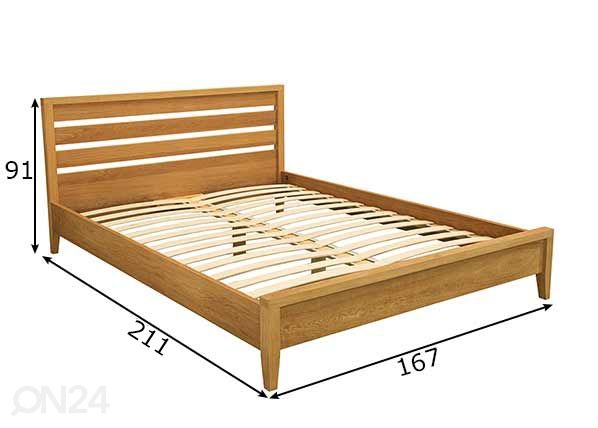 Кровать Chamba 160x200 см размеры