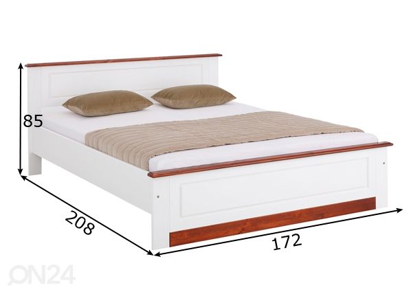 Кровать Dorthe 160x200 cm размеры
