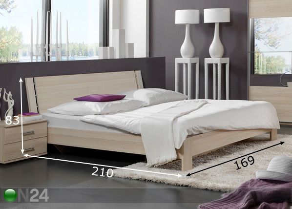 Кровать Fabiola 160x200 см размеры