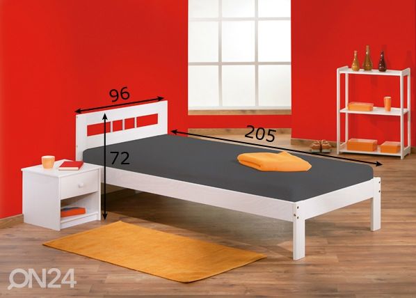 Кровать Fana 90x200 cm размеры