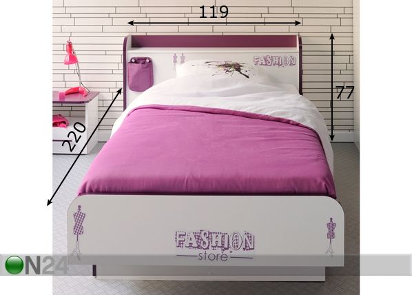Кровать Fashion 90x200 см размеры