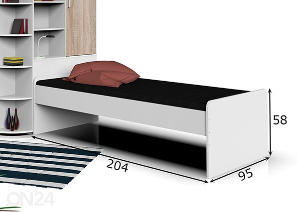 Кровать Joker 90x200 cm размеры