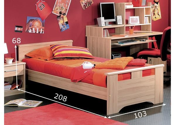 Кровать Kurt 90x200 см размеры