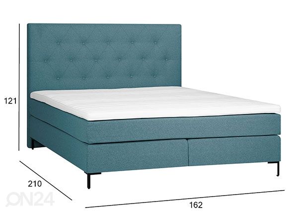 Кровать Leoni 160x200 см размеры