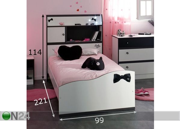Кровать Lovely Light 90x200 размеры