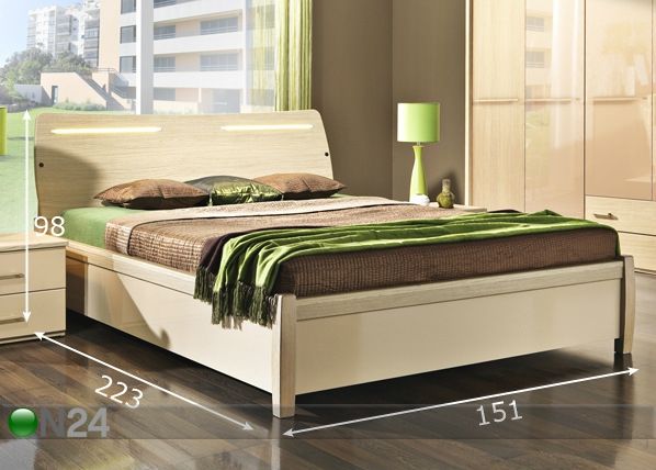 Кровать Savona 140x200 cm размеры